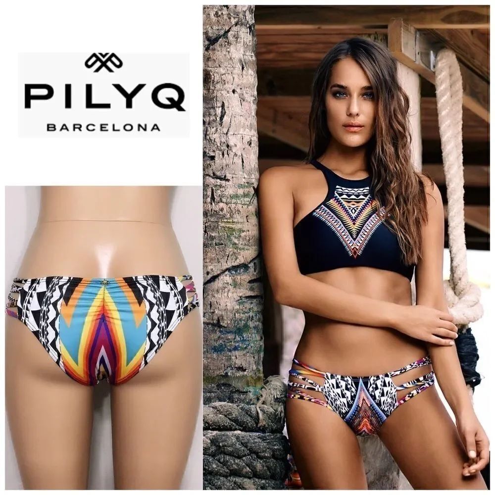 PILYQ Inca teeny bikini bottoms. NWT